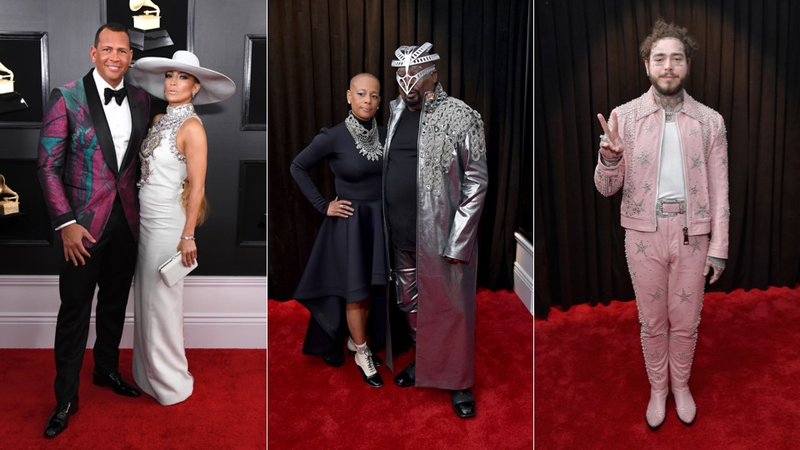 Illustration for article titled All the Furs, Sequins, and Chic Louche On the 61st Grammys Red Carpet